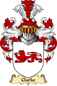 Welsh Family Coat of Arms (v.23) for Clarke (of Flint)