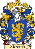 English or Welsh Family Coat of Arms (v.23) for Meredith