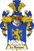 French Family Coat of Arms (v.23) for Le Borgne