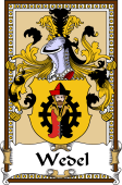 German Coat of Arms Wappen Bookplate  for Wedel