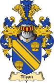 English Coat of Arms (v.23) for the family Tilson or Tilston