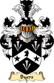 English Coat of Arms (v.23) for the family Byers