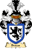 Scottish Family Coat of Arms (v.23) for Brokkas or Brocas