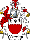 English Coat of Arms for the family Wormley