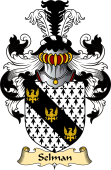 English Coat of Arms (v.23) for the family Selman
