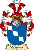 v.23 Coat of Family Arms from Germany for Wasmer