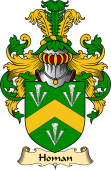 Irish Family Coat of Arms (v.23) for Homan or Howman