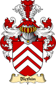 Welsh Family Coat of Arms (v.23) for Blethin (of Shirenewton, Monmouthshire)