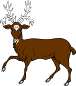 Reindeer Trippant or Passant Guardant