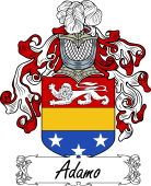 Araldica Italiana Coat of arms used by the Italian family Adamo