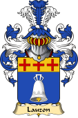 French Family Coat of Arms (v.23) for Lauzon