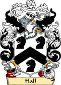 English or Welsh Family Coat of Arms (v.23) for Hall