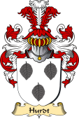 v.23 Coat of Family Arms from Germany for Hurdt