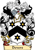English or Welsh Family Coat of Arms (v.23) for Devers (Suffolk)