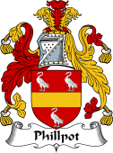 English Coat of Arms for the family Phillpot