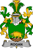 Irish Coat of Arms for Rogan or O'Rogan