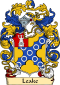 English or Welsh Family Coat of Arms (v.23) for Leake (Essex)