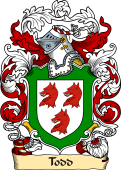 English or Welsh Family Coat of Arms (v.23) for Todd