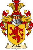 Welsh Family Coat of Arms (v.23) for Cynfin (AP GWERYSTAN)