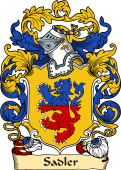 English or Welsh Family Coat of Arms (v.23) for Sadler
