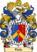 English or Welsh Family Coat of Arms (v.23) for Hale