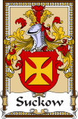 German Coat of Arms Wappen Bookplate  for Suckow