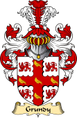 English Coat of Arms (v.23) for the family Grundy
