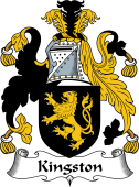 English Coat of Arms for the family Kingston