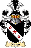 English Coat of Arms (v.23) for the family Glisson