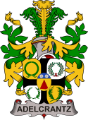 Swedish Coat of Arms for Adelcrantz