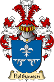 v.23 Coat of Family Arms from Germany for Holthausen