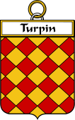 French Coat of Arms Badge for Turpin