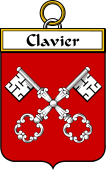 French Coat of Arms Badge for Clavier