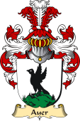 v.23 Coat of Family Arms from Germany for Auer