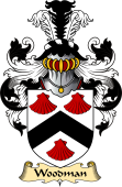 English Coat of Arms (v.23) for the family Woodman