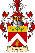 French Family Coat of Arms (v.23) for Fougère