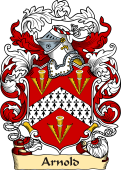 English or Welsh Family Coat of Arms (v.23) for Arnold