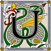 Heraldic Alphabet U