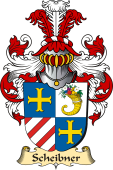 v.23 Coat of Family Arms from Germany for Scheibner
