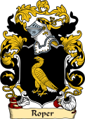 English or Welsh Family Coat of Arms (v.23) for Roper
