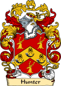 English or Welsh Family Coat of Arms (v.23) for Hunter