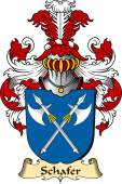 v.23 Coat of Family Arms from Germany for Schafer
