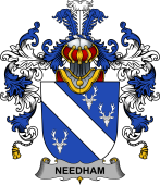Irish Family Coat of Arms (v.25b) Needham or O'Nee