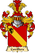 French Family Coat of Arms (v.23) for Cuvilliers