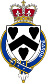 Families of Britain Coat of Arms Badge for: Baron (England)