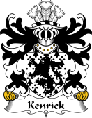Welsh Coat of Arms for Kenrick (of Acton Burnell and Owre, Shropshire)