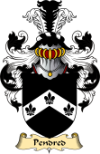 English Coat of Arms (v.23) for the family Pendred
