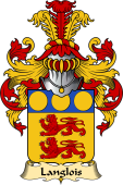 French Family Coat of Arms (v.23) for Langlois