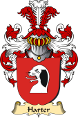 v.23 Coat of Family Arms from Germany for Harter