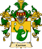 French Family Coat of Arms (v.25) Camus II